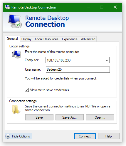 Remote Desktop Application Preview